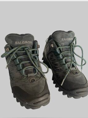 Salomon X-Winter Low Shoes - Unisex - Leather Hiking Boots - Men’s 7 / Women’s 8